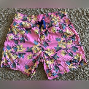 Patagonia Pink Floral Athletic Shorts
